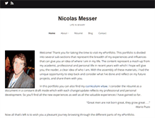 Tablet Screenshot of nicolasmesser.ch